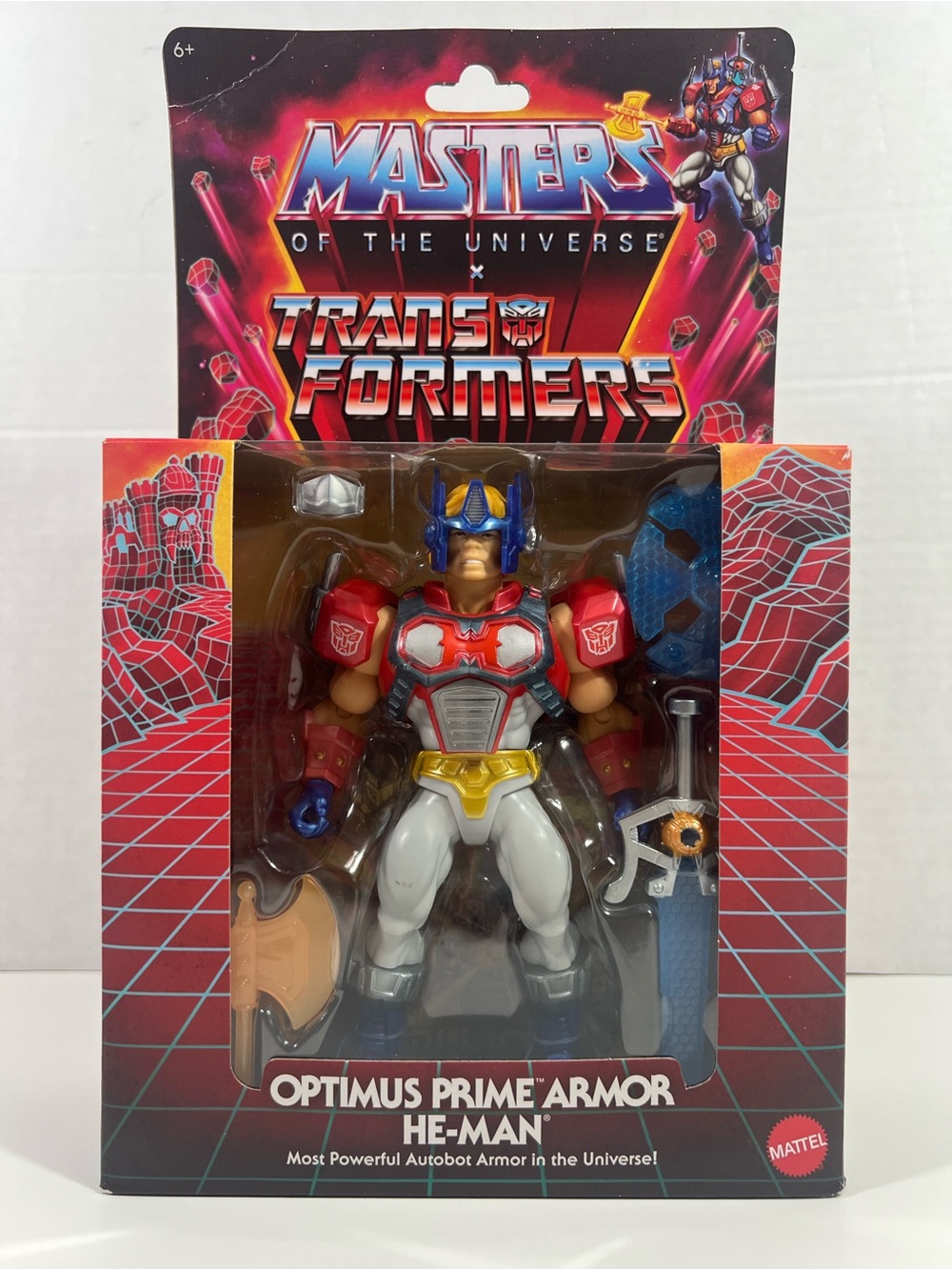 Transformers x Masters of the Universe Optimus Prime Armor He-man!